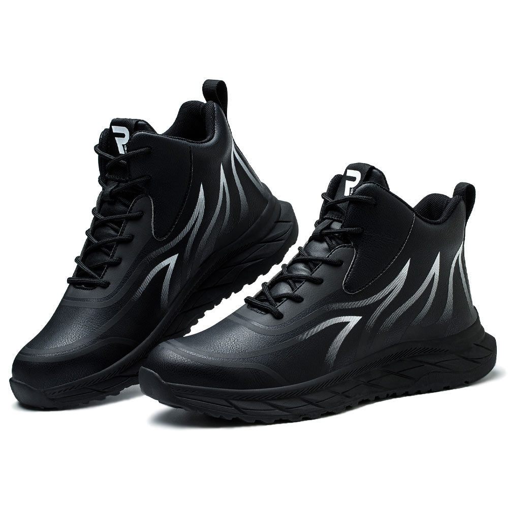 Steel Toe Safety Boots - Lightweight Work Shoes With Kevlar Midsole